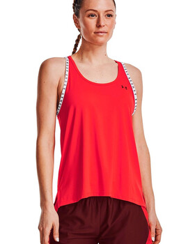 CAMISETA ASAS UNDER ARMOUR MUJER, ROJA