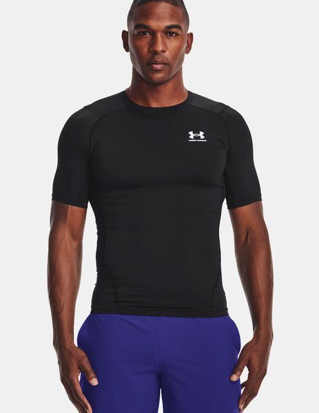 CAMISETA CORTA UNDER ARMOUR NEGRA- HOMBRE