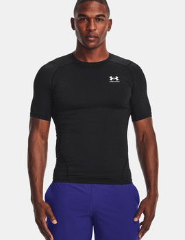 CAMISETA TERMICA MANGA CORTA UNDER ARMOUR, NEGRO