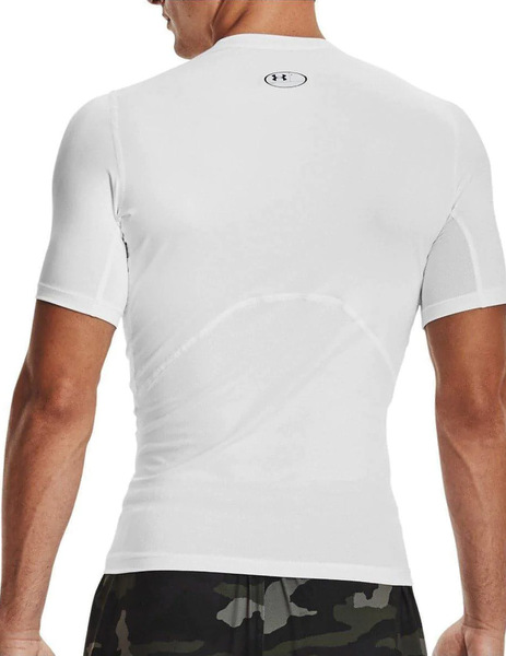 Camiseta termica técnica blanca de manga corta para hombre de Under Ar