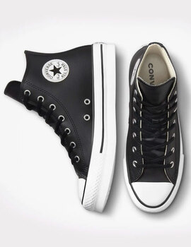 CONVERSE PIEL, CHUCK TAYLOR ALL STAR EVA LIFT JUNIOR, NEGRO