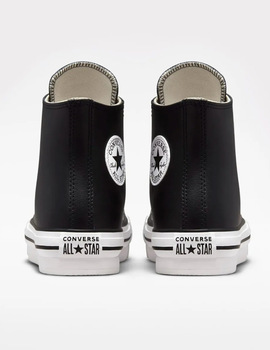 CONVERSE PIEL, CHUCK TAYLOR ALL STAR EVA LIFT JUNIOR, NEGRO