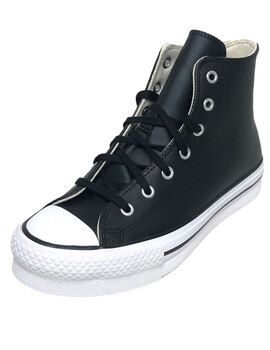 CONVERSE PIEL, CHUCK TAYLOR ALL STAR EVA LIFT JUNIOR, NEGRO