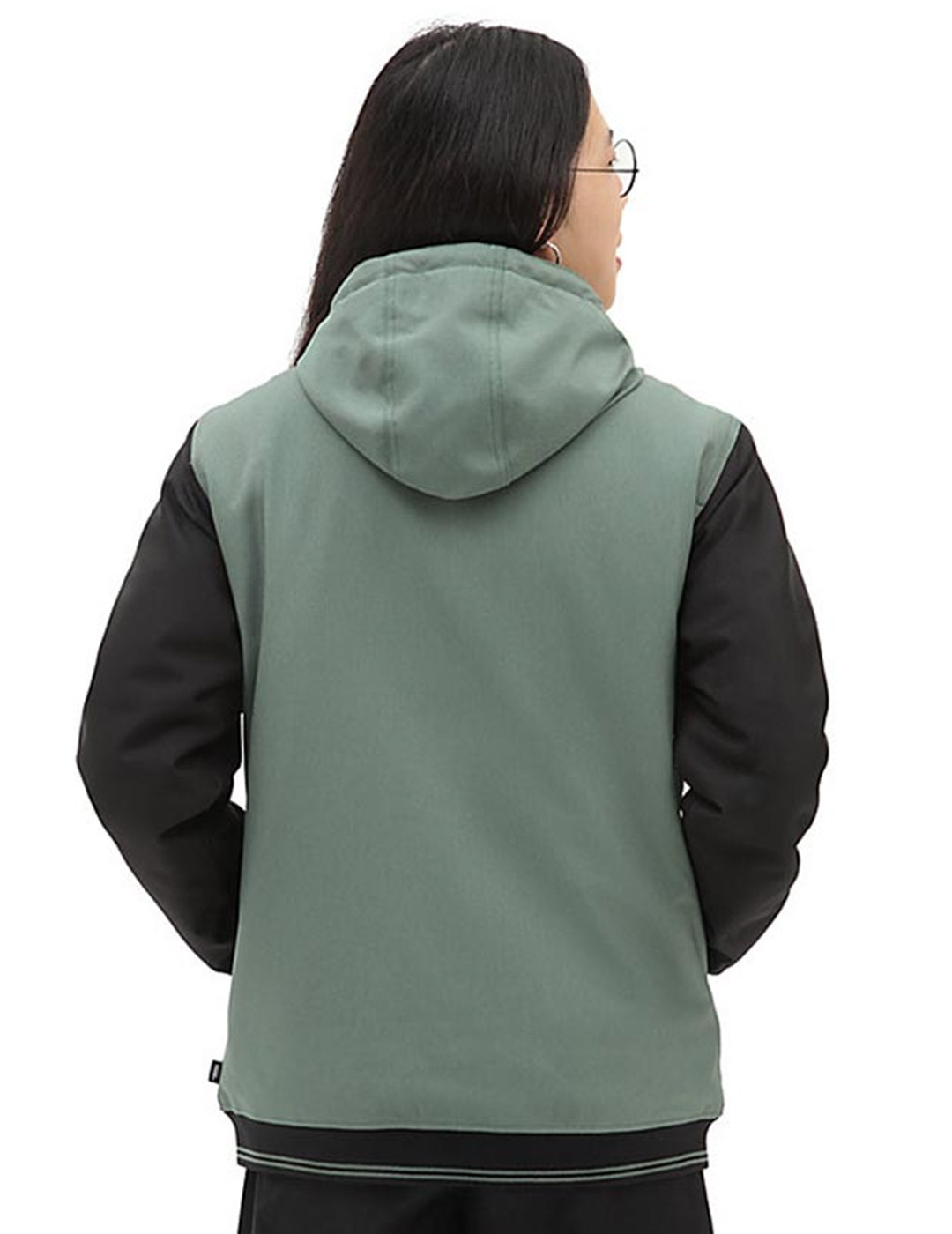 CAZADORA VANS HOMBRE VERDE/NEGRO