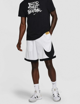 SHORT BALONCESTO NIKE DRI-FIT MEN'S BLANCO/NEGRO