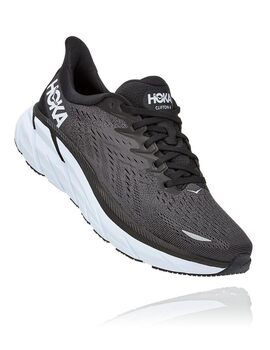 ZAPATILLA RUNNING HOKA CLIFTON 8 HOMBRE, NEGRA