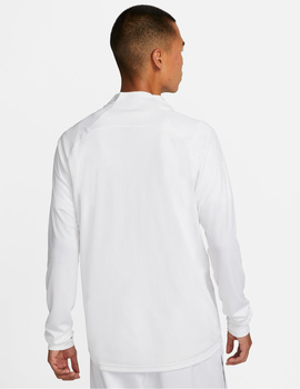 CAMISETA NIKE AIR MEDIA CREMALLERA BLANCO