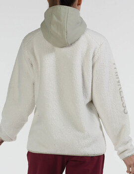 SUDADERA POLAR MUJER +8000 NIAL, BLANCA