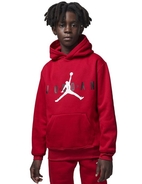 SUDADERA JORDAN ROJA DE CAPUCHA JUMPMAN, ROJA