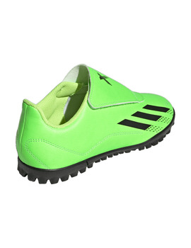 BOTA DE FÚTBOL ADIDAS X SPEEDPORTAL.4 VELCRO TURF JUNIOR, VERDE