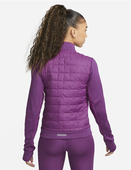 CHAQUETA NIKE THERMA-FIT MUJER, MALVA