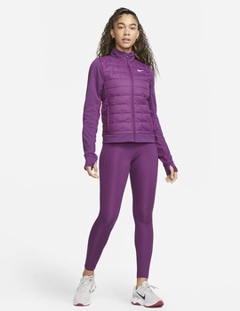 CHAQUETA NIKE THERMA-FIT MUJER, MALVA