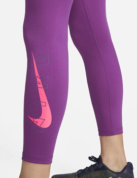 MALLA RUNNING NIKE DRI-FIT ONE MUJER, MALVA