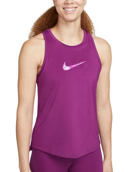 CAMISETA ASAS NIKE DRI-FIT ONE MUJER, MALVA