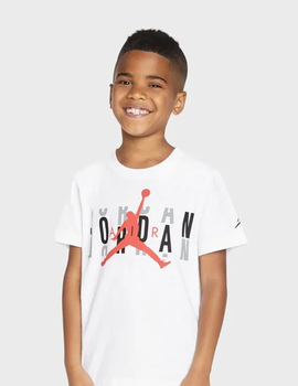 CAMISETA JORDAN NIÑO MANGA CORTA HIGH BRAND SCRAMBLE, BLANCA