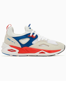 ZAPATILLA PUMA TRC BLAZE,DEEP AQUA-HARBOR MIST, BLANCA