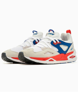 ZAPATILLA PUMA TRC BLAZE,DEEP AQUA-HARBOR MIST, BLANCA