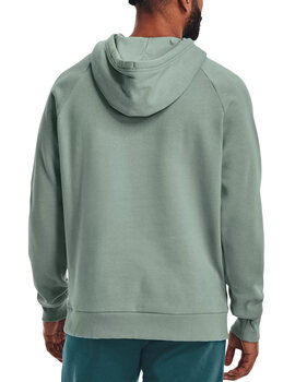 SUDADERA UNDER ARMOUR  BIG LOGO CON CAPUCHA, VERDE