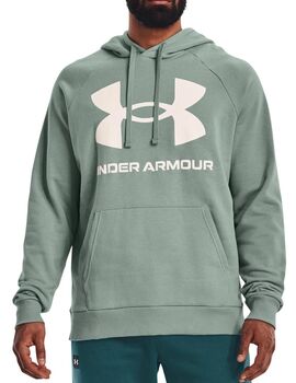 SUDADERA UNDER ARMOUR  BIG LOGO CON CAPUCHA, VERDE