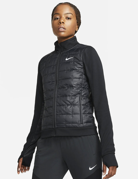 radiador Maletín Familiarizarse CHAQUETA NIKE THERMA FIT PARA MUJER, NEGRO