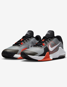 ZAPATILLA BALONCESTO NIKE AIR MAX IMPACT 4  GRIS/NARANJA