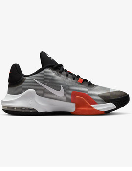 ZAPATILLA BALONCESTO NIKE AIR MAX IMPACT 4  GRIS/NARANJA