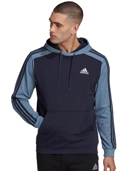 Sudadera Sin Capucha Adidas 3 Stripes Hombre Marino