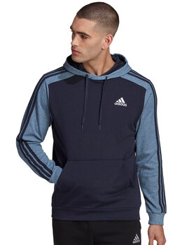 SUDADERA ADIDAS CON CAPUCHA HOMBRE, BICOLOR, MARINO/AZUL