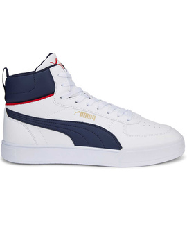 ZAPATILLA PUMA CAVEN MID, BLANCO/MARINO