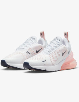 Zapatilla nike Air Max 270 mujer, blanco-salmon