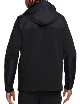 Sudadera abierta nike TECH FLEECE hombre, negra