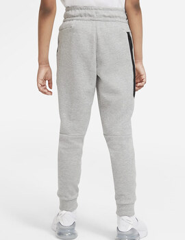 Pantalón nike sporstwear tech fleece algodón niño, gris