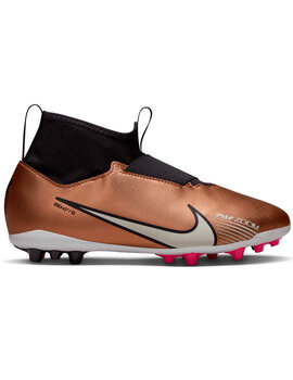 Bota de fúbol sin cordones junior JR ZOOM SUPERFLY 9 ACADEMY AG, dorado