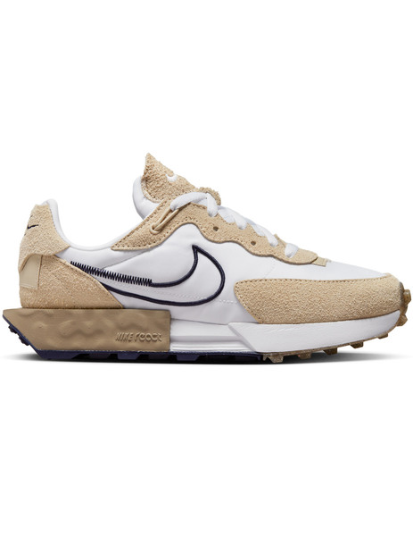 Zapatilla nike Waffle mujer, beige/blanco