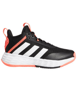 Zapatilla de baloncesto adidas OWNTHEGAME junior, negro/naranja