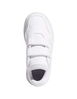 zapatilla adidas HOOPS 3.0  con velcro, blanco