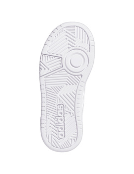 zapatilla adidas HOOPS 3.0  con velcro, blanco