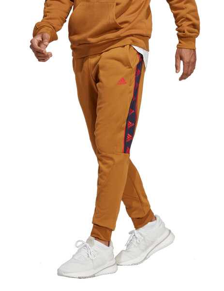 pantalón adidas hombre con puño BL PT, marron