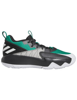 zapatilla baloncesto adidas DAME CERTIFIED, negro-verde