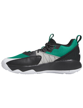 zapatilla baloncesto adidas DAME CERTIFIED, negro-verde