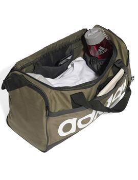 bolsa de deportes adidas LINEAR DUFFEL S verde