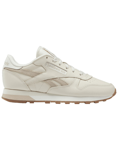 zapatilla reebok mujer CLASSIC LEATHER crema