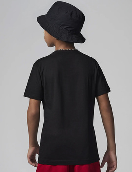 camiseta manga corta jordan niño FIREBALL DUNK negro