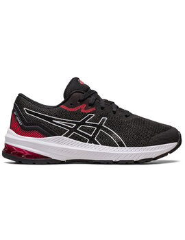 zapatilla running junior asics GT-1000 11 negro-rojo