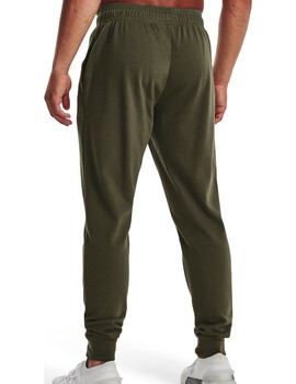 pantalón under armour algodón sin perchar  RIVAL TERRY JOGGER, verde