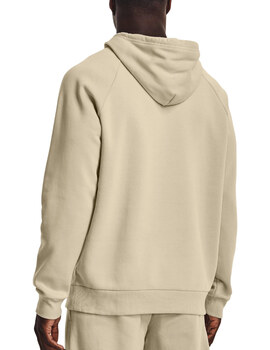 sudadera under armour hombre  RIVAL FLEECE HOODIE, beige