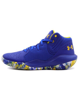 zapatilla baloncesto niño under armour UA GS JET '21, azul