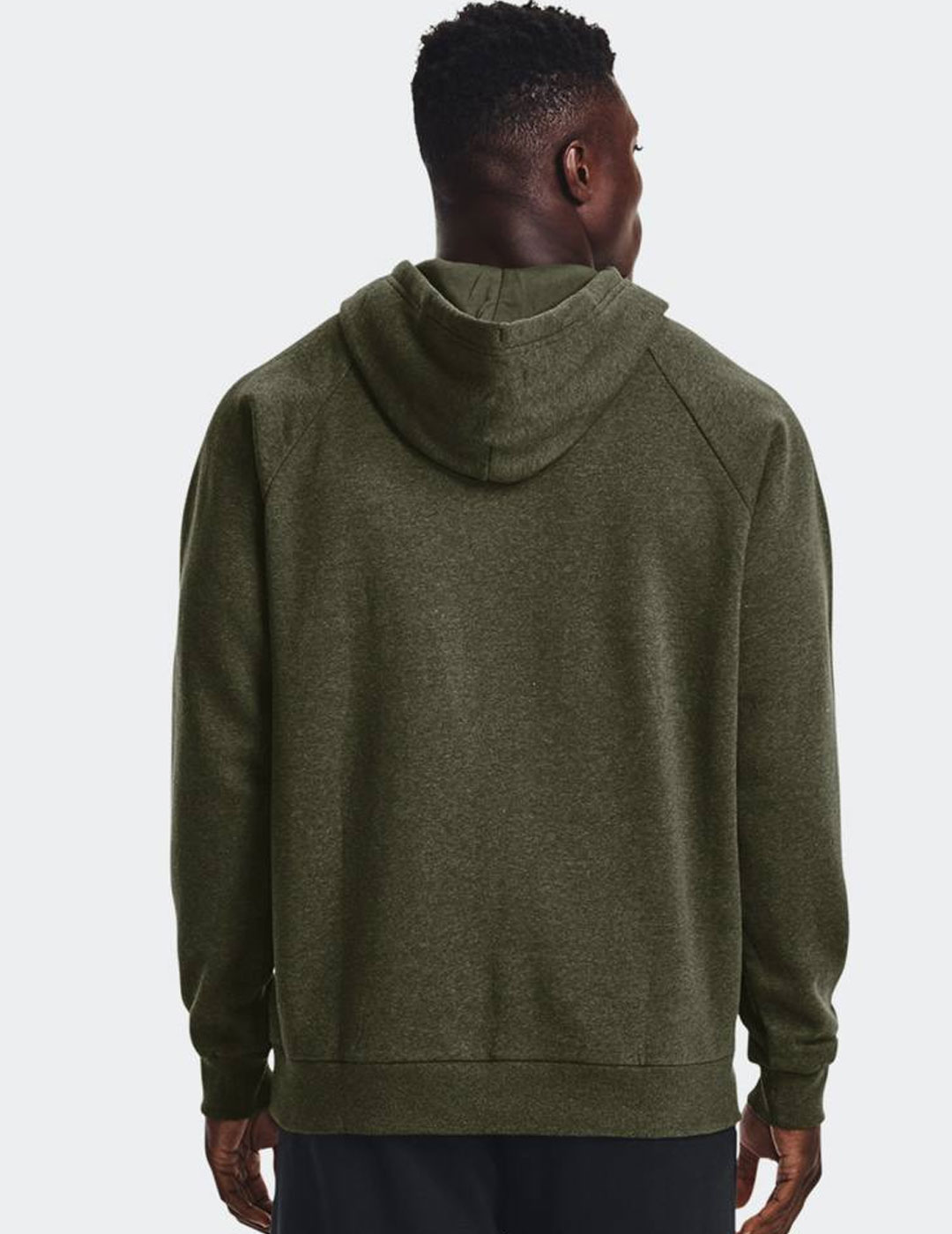 sudadera under armour hombre  RIVAL FLEECE HOODIE, verde