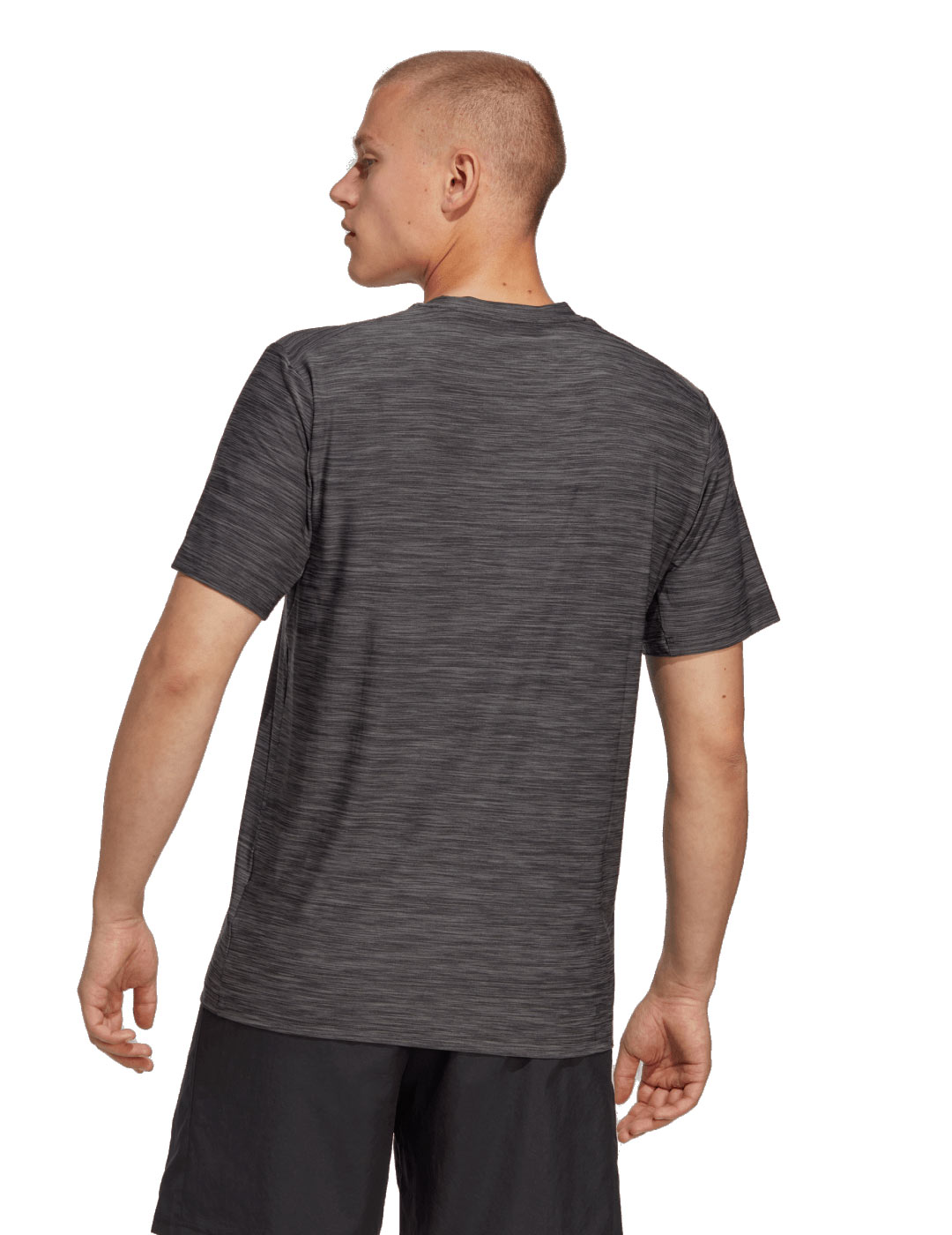 camiseta tecnica manga corta  adidas hombreTR-ES STRETCH T, negro