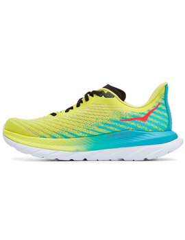 ZAPATILLA RUNNING HOKA MACH 5 EVENING, VERDE FLUOR